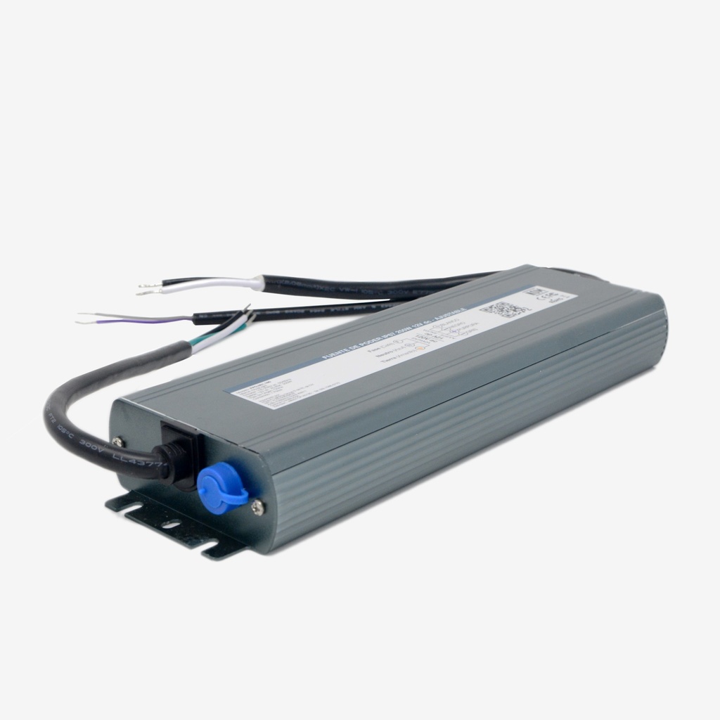 Fuente de Poder Slim Atenuable 12v 20.83A 250W 0-10V Triac IP67 – Exteriores