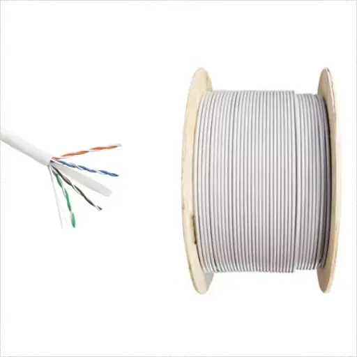 [CAB.002.802] 1.0m Cable UTP / DMX Interior 100% Cobre Blanco UL 8xAWG23 CAT6 (Recubierto) | [Permite Venta Granel: Multiplos 5m]