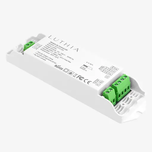 [SCO.072.302] CHROMA | Controlador Manguera RGB RF+WIFI Alto Voltaje | 110-240v 3x1A | Carcasa Plástica - Tuya